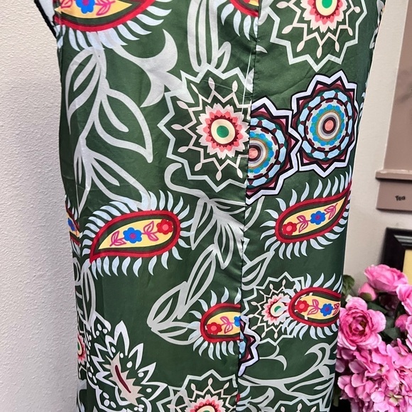 Cropped style long summer dress. - Picture 4 of 7